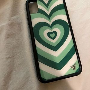Wildflower Case Matcha Hearts